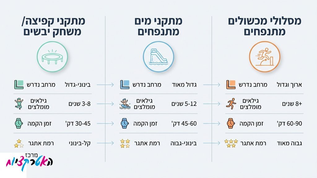 מגלשת מים מתנפחת גדולה בחצר