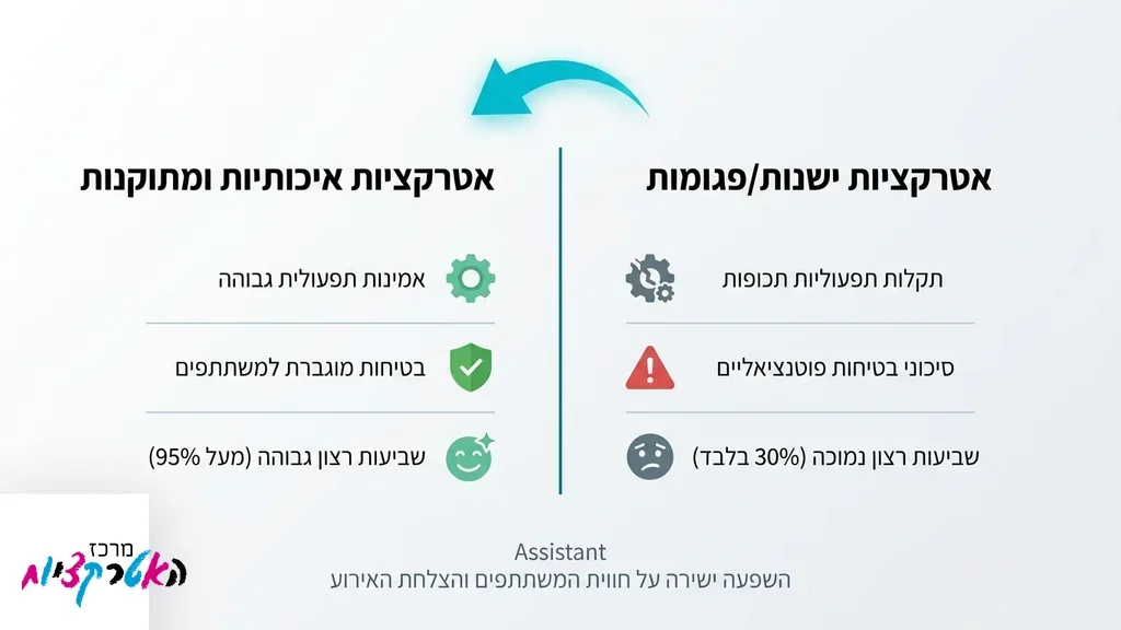 ילדים קופצים ונהנים על מתנפח צבעוני באירוע
