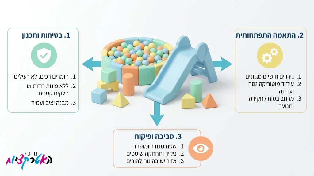 מתקן מתנפח רך ובטוח המותאם לפעוטות ולגיל הרך באירוע