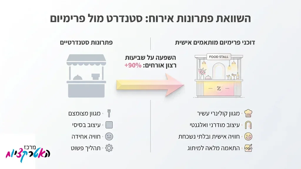 דוכני פרימיום לאירוע חברה