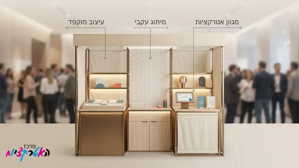עמדת אטרקציה מעוצבת לאירוע